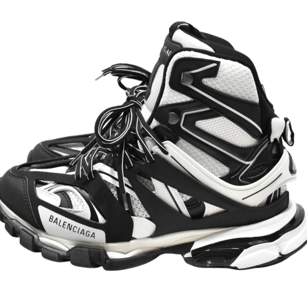 Balenciaga Black and White Sneakers